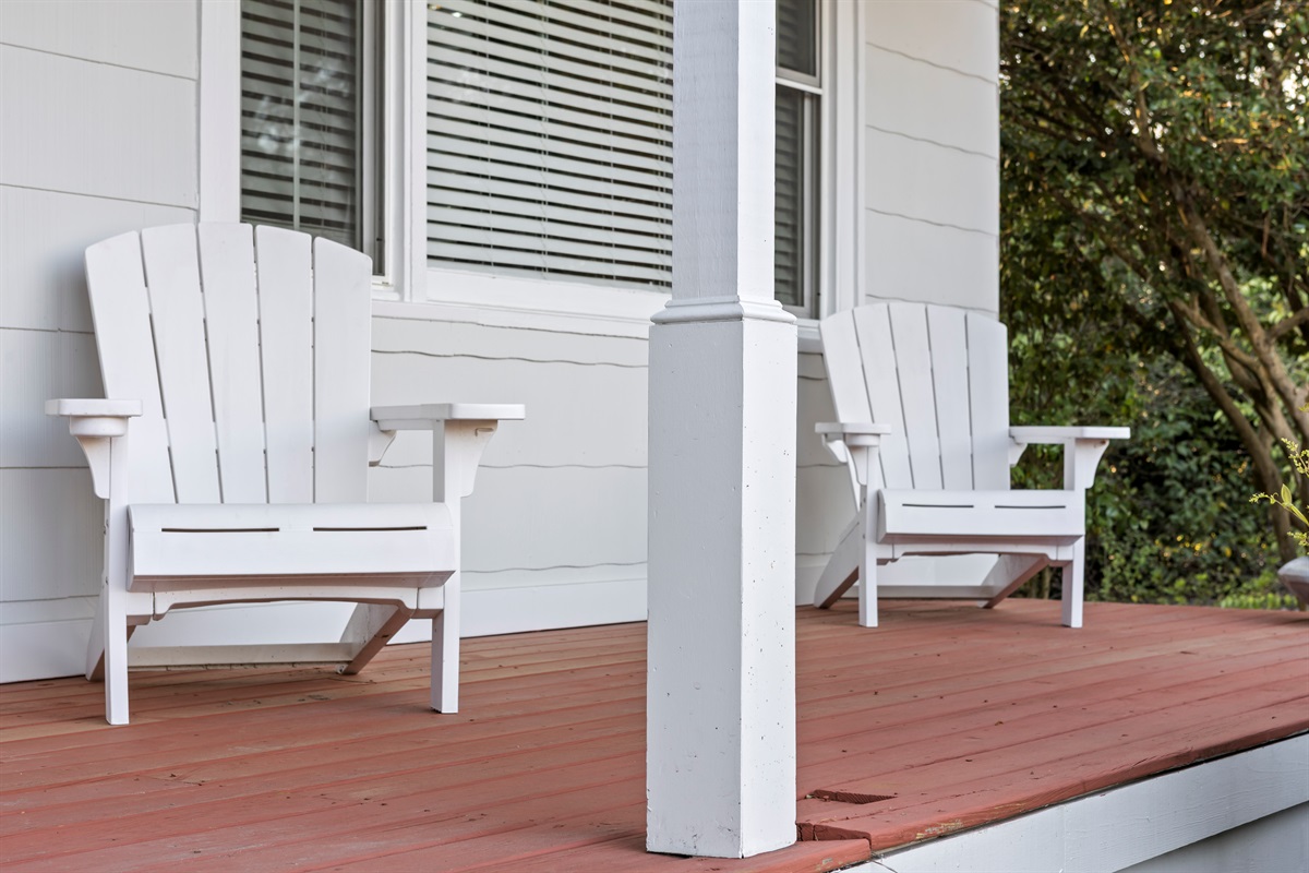 Front porch for your favorite sips