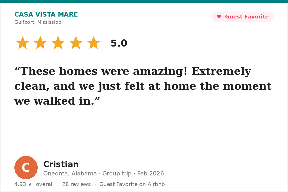 What guests say: "These homes were amazing! Extremely clean, and we just felt at home." &mdash; Cristian