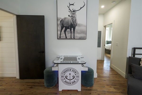 The loft game area—an easygoing spot to gather, play, and enjoy time together1