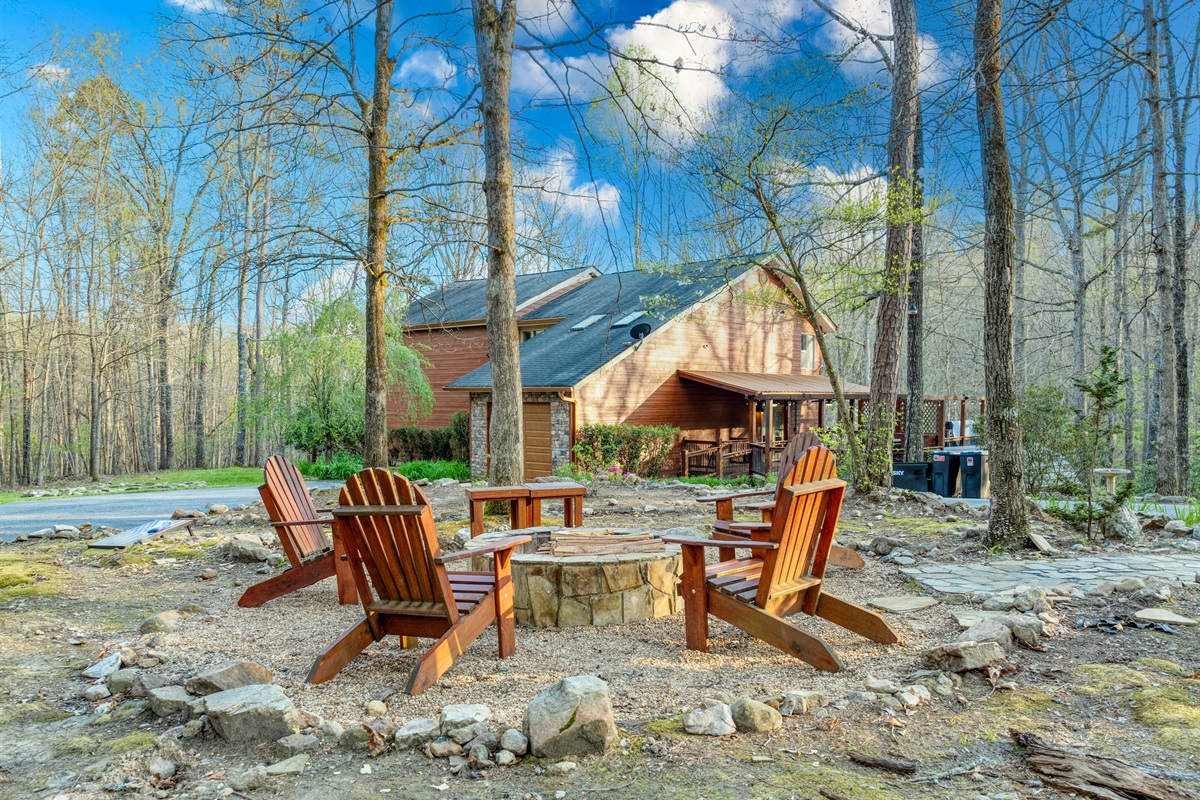 Gather & enjoy the outdoors by the fire pit