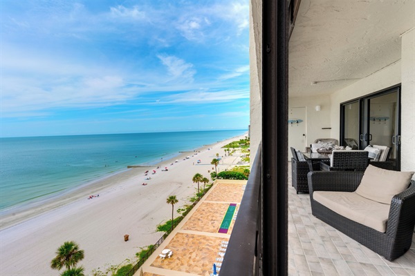 Your front row seat at beautiful Madeira Beach and The Gulf is right here!