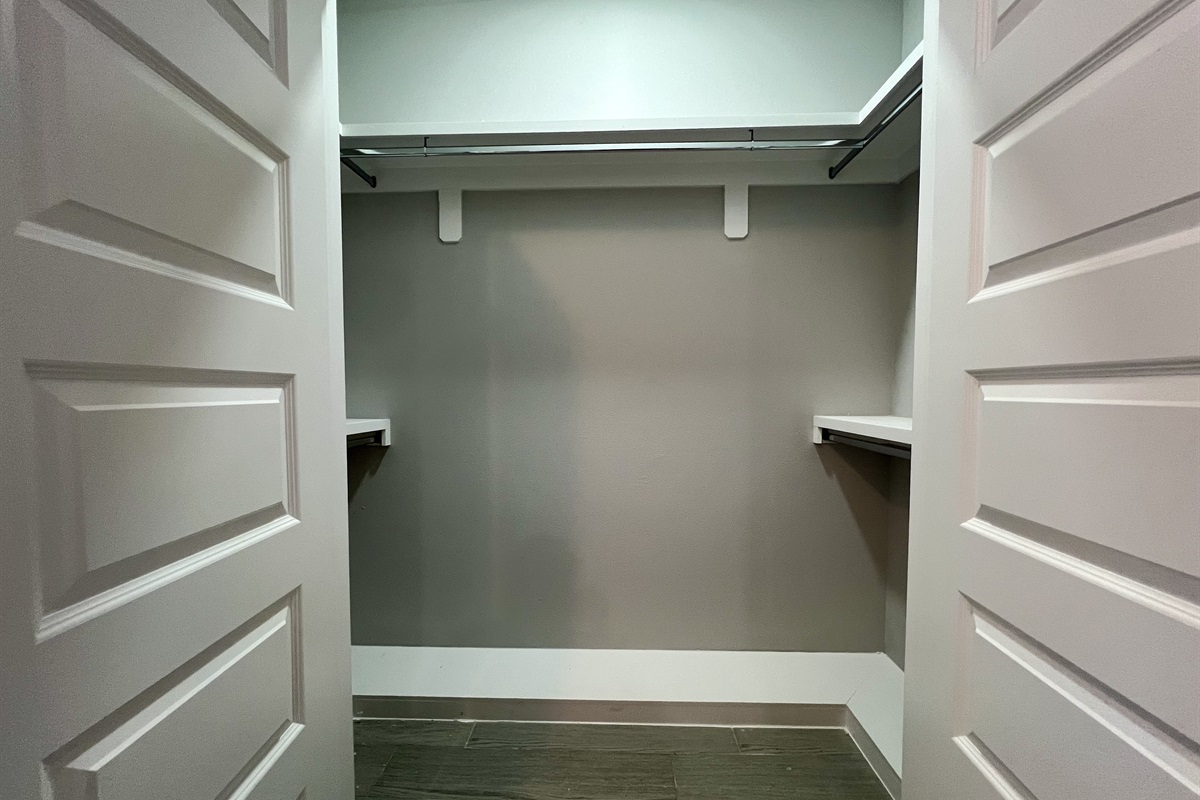 Closet in Secondary Bedroom