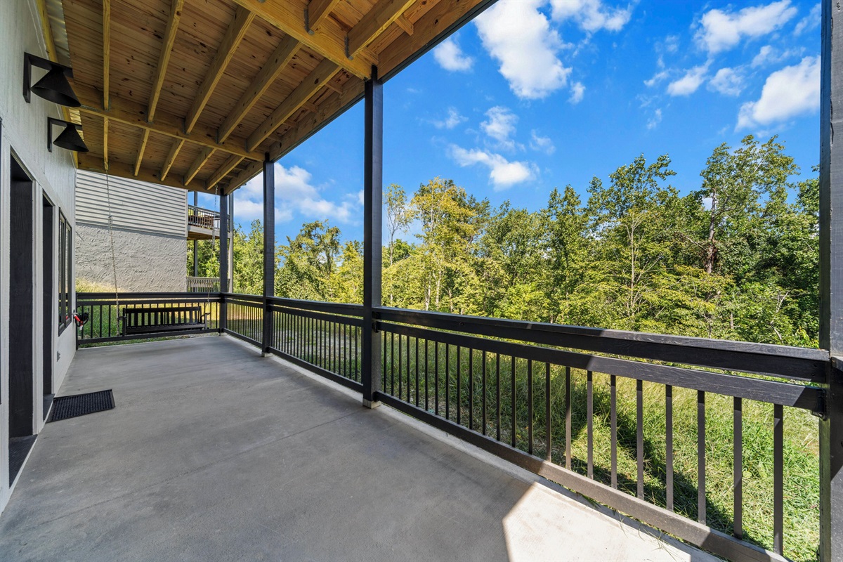 Terrace on the lower level