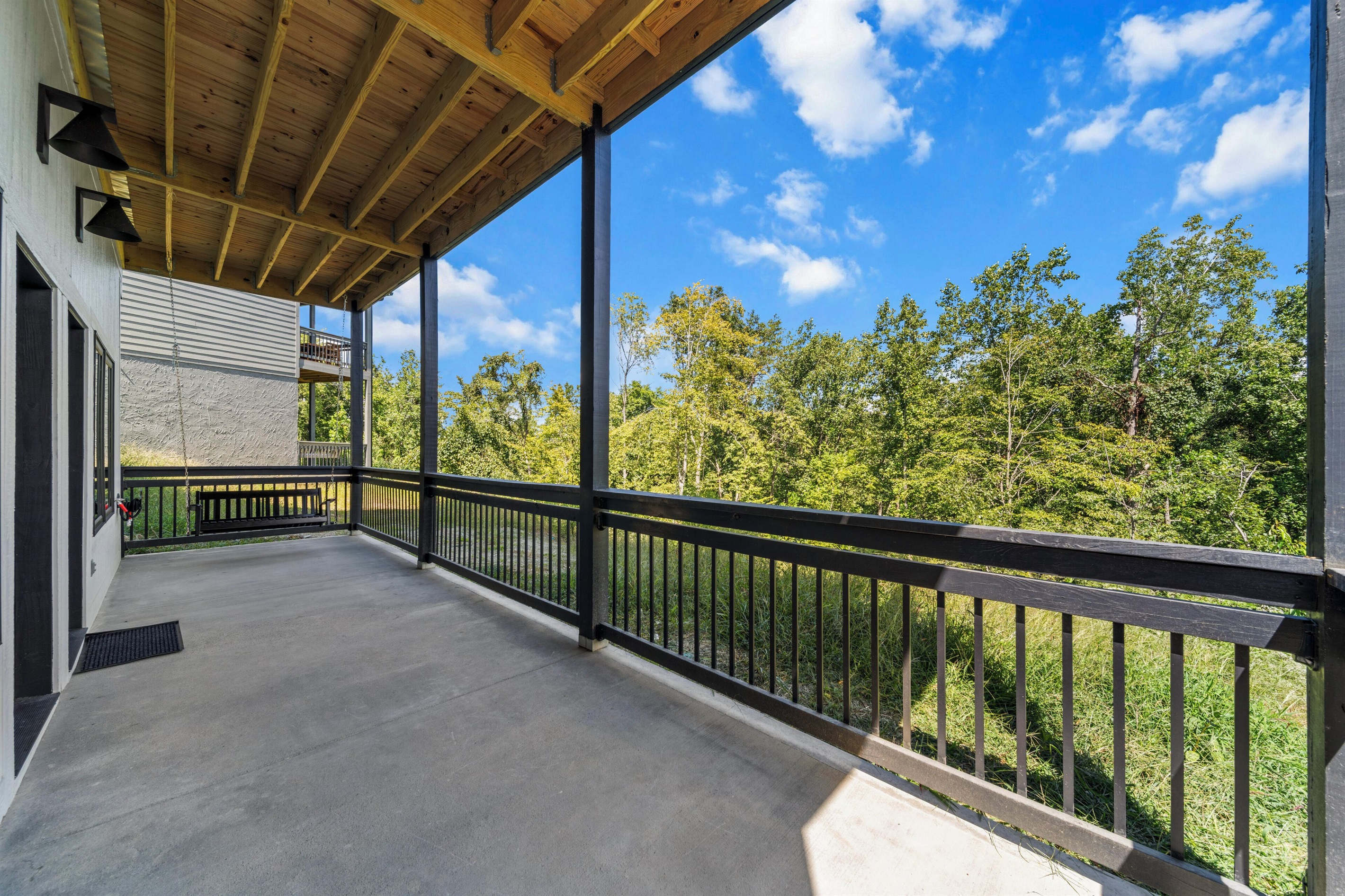 Terrace on the lower level