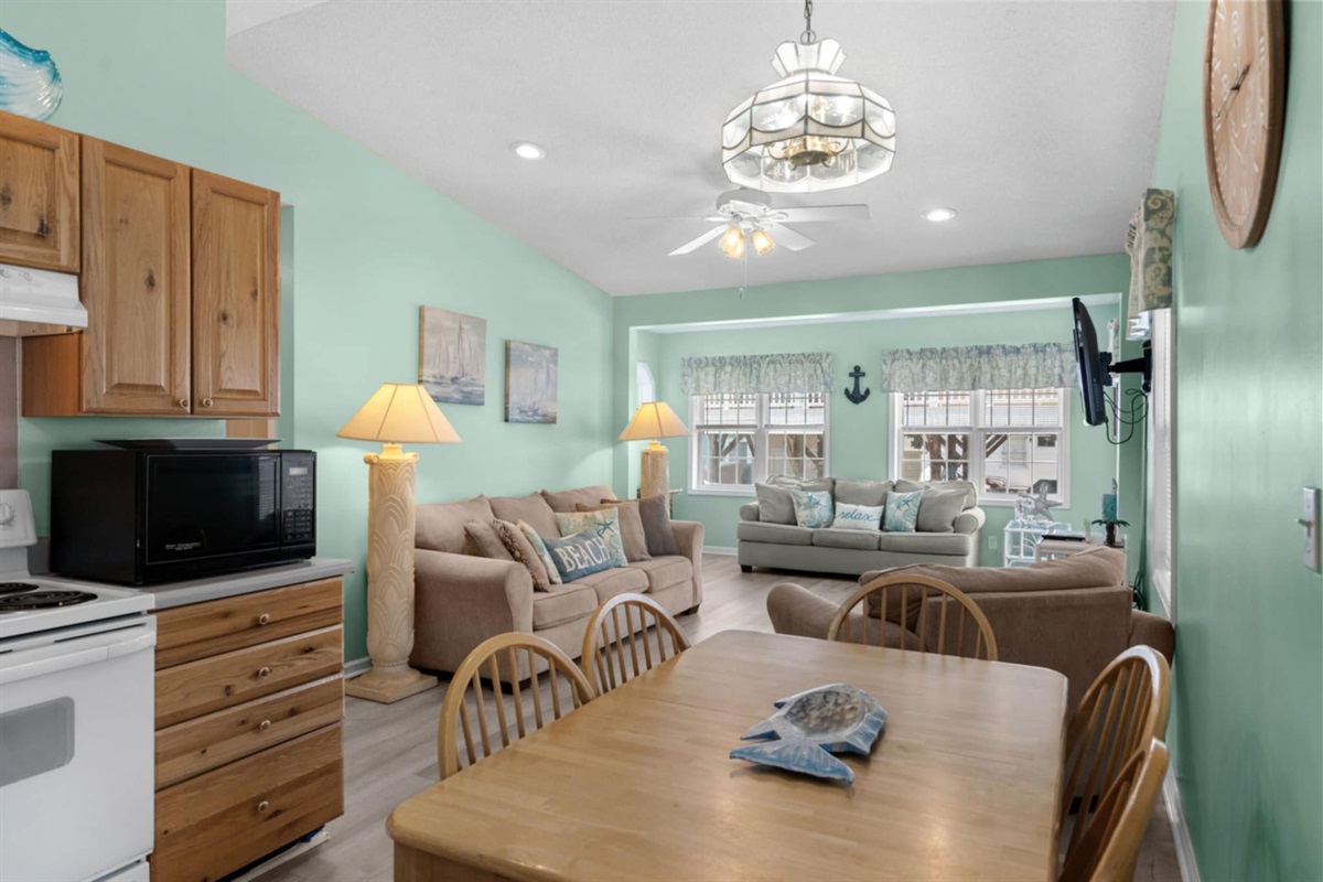 Light and Airy open concept