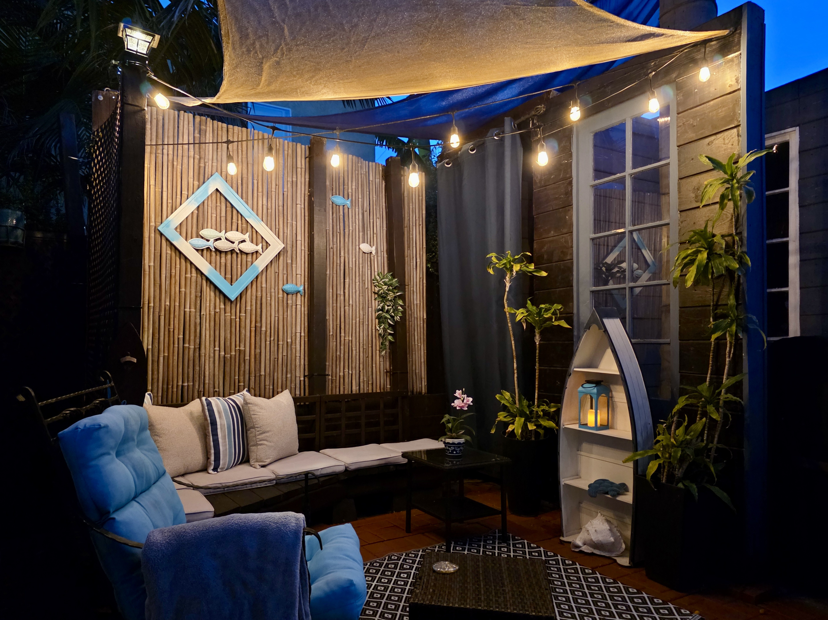 Outdoor living designed for relaxation.