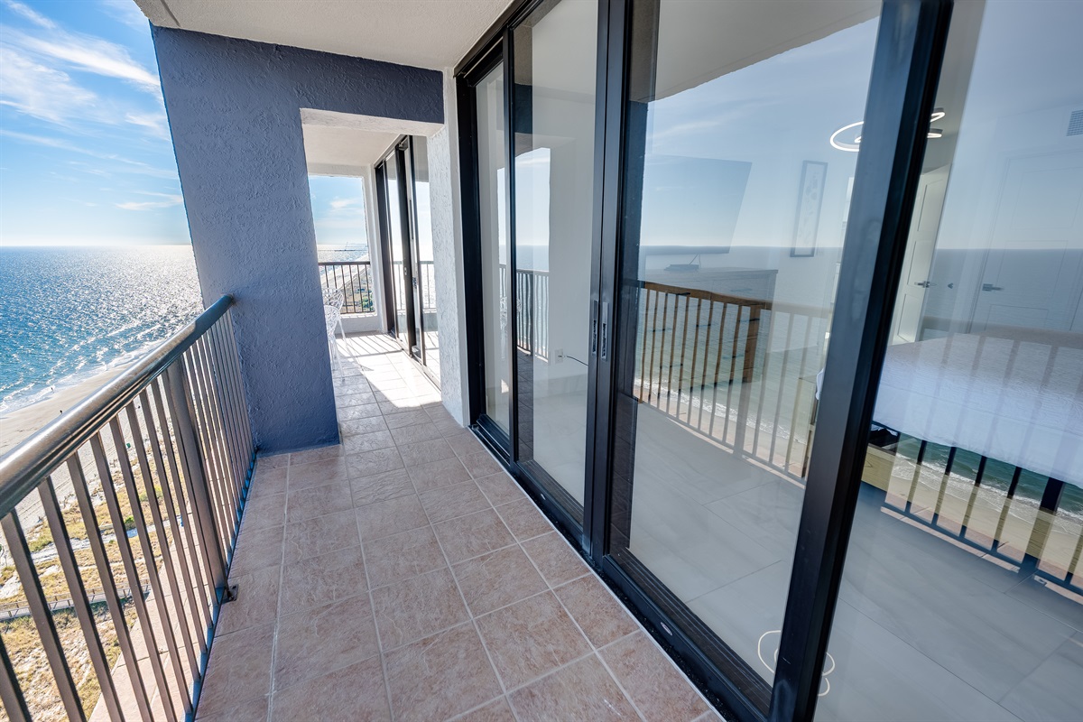 Amazing View from the Balcony!