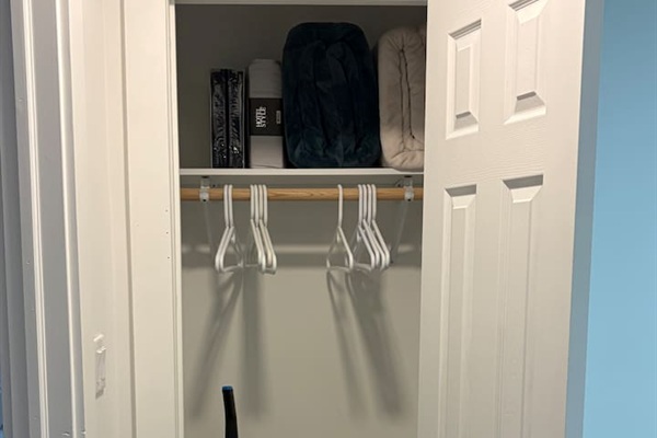Additional bedding available in the 1st floor closet 