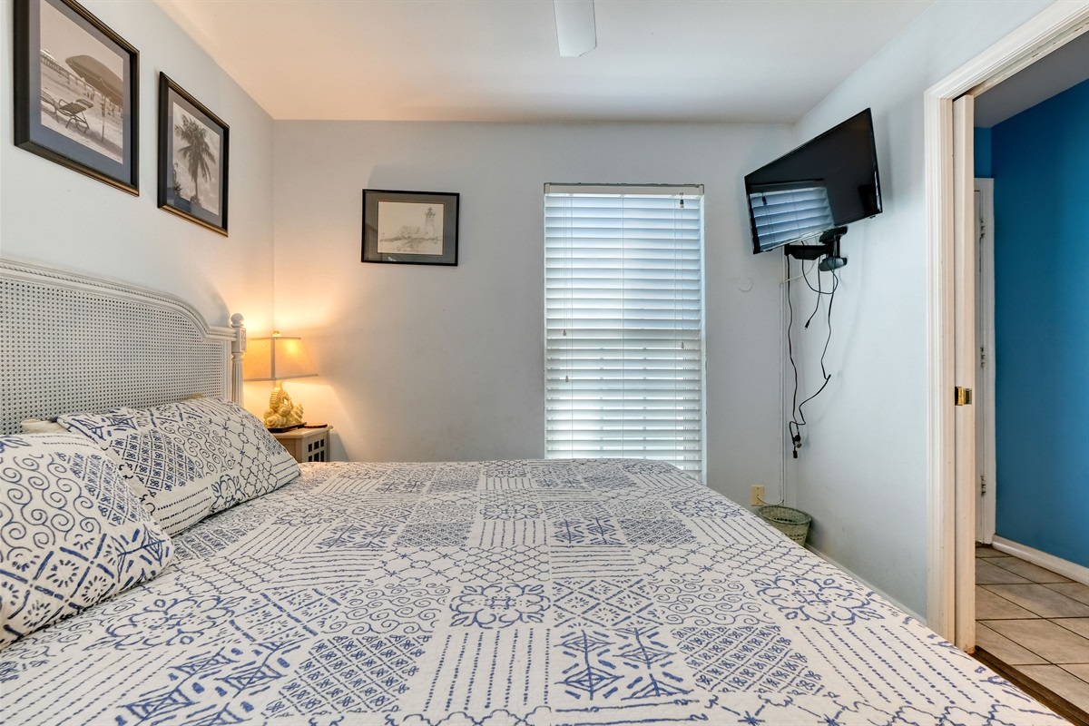 HD TV with Dish Network in the master