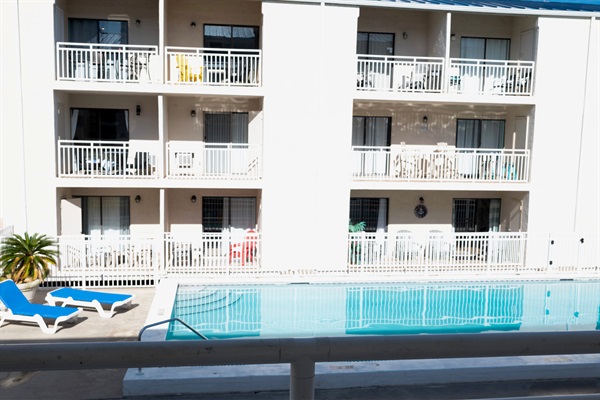 Pool view from Balcony