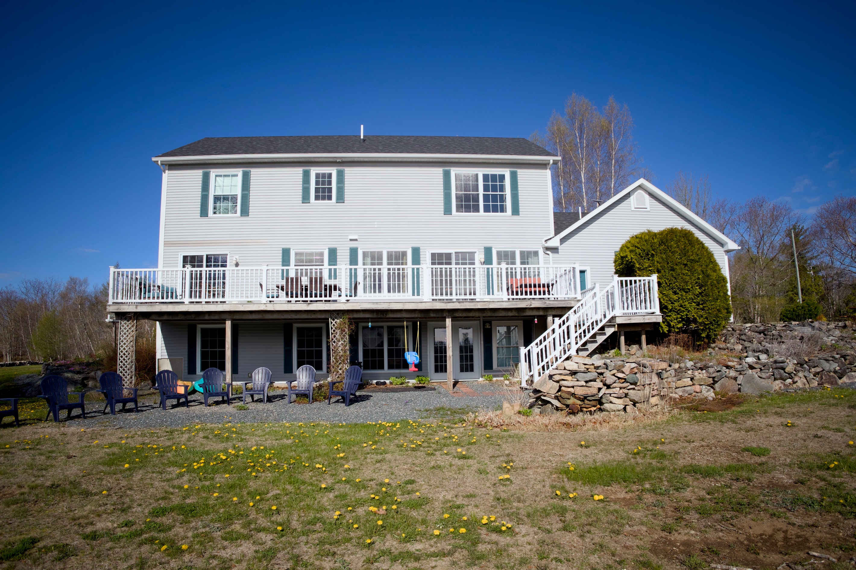 Al fresco dining; Kayaks; Bikes; Adirondacks if you'd rather just chill - no judging here