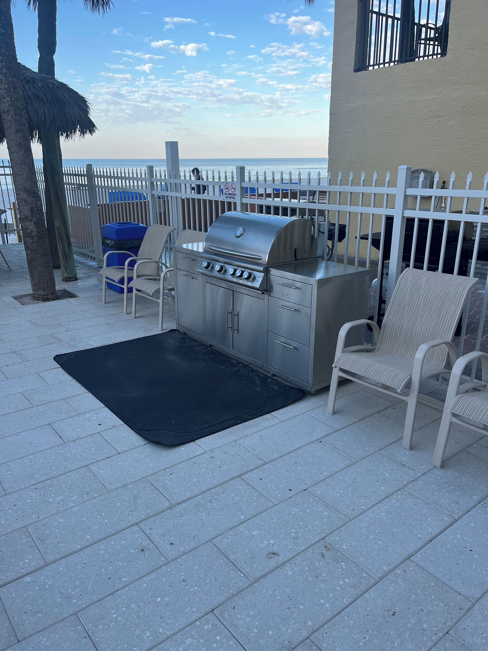 Guest use grill