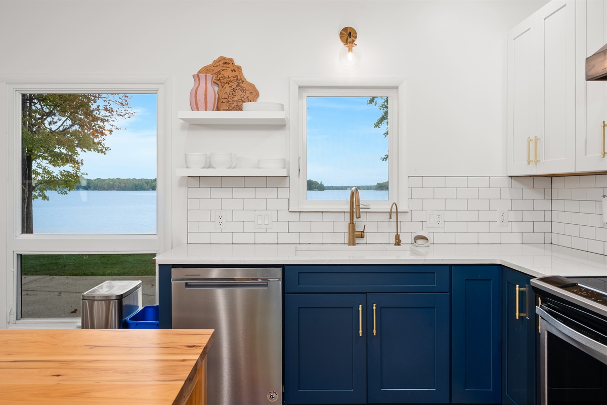 Kitchen with a View That Inspires