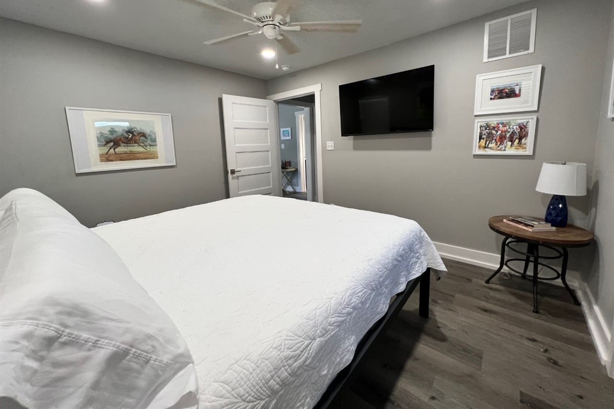 Bedroom Retreat: Enjoy a restful night with stylish decor and modern amenities just steps from adventure!