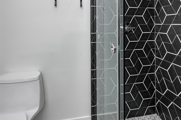 Alternate view of the upstairs bathroom