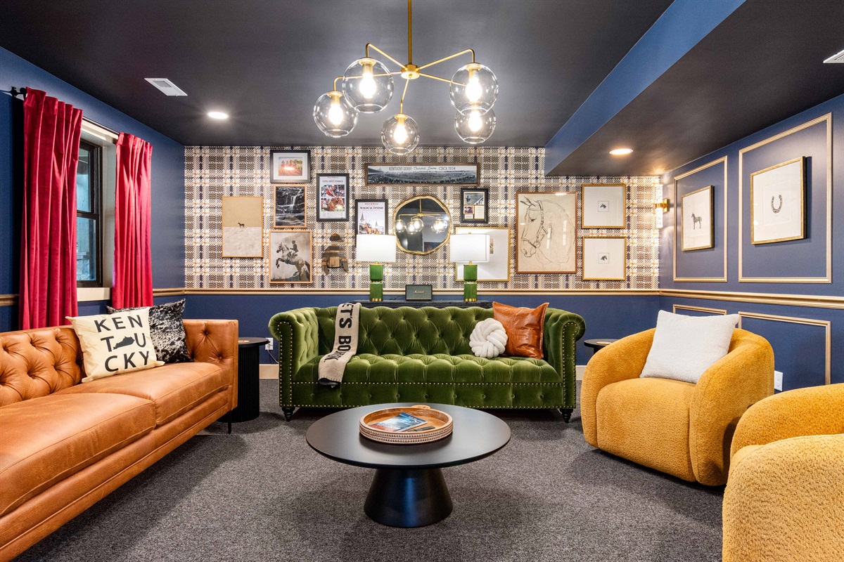 Lounge area leading to the poker room