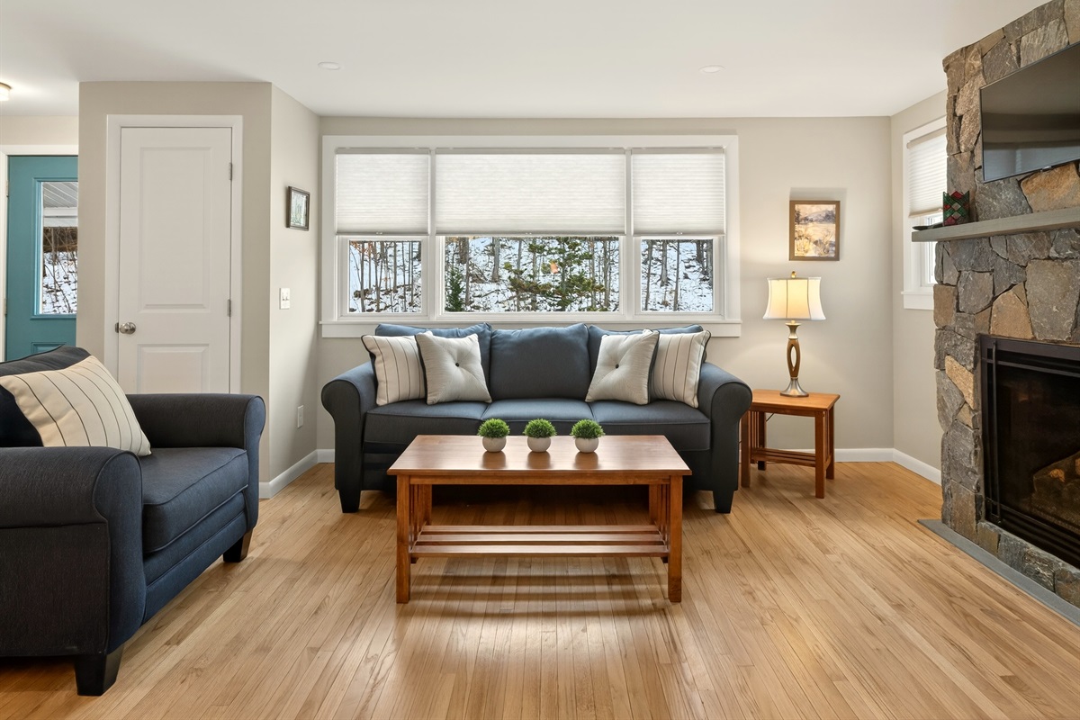 Cozy living room main floor