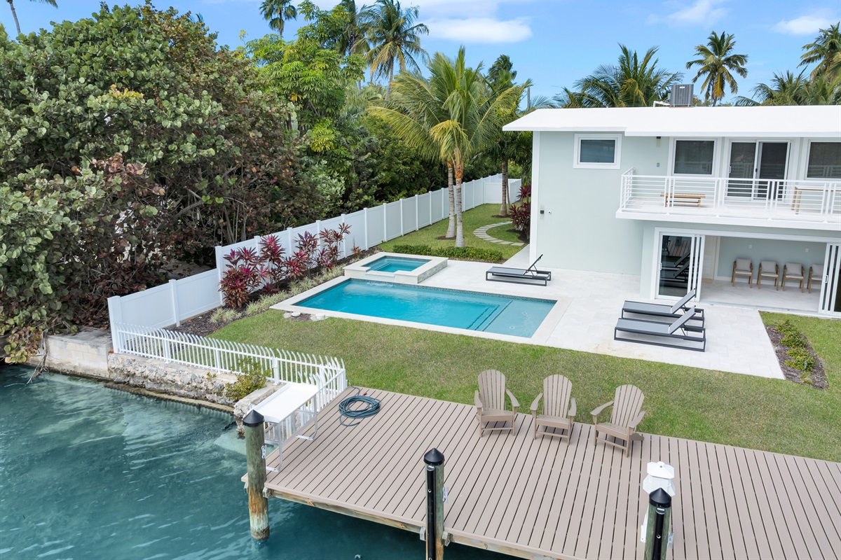 Serene, crystal clear waters welcome you to your vacation home.