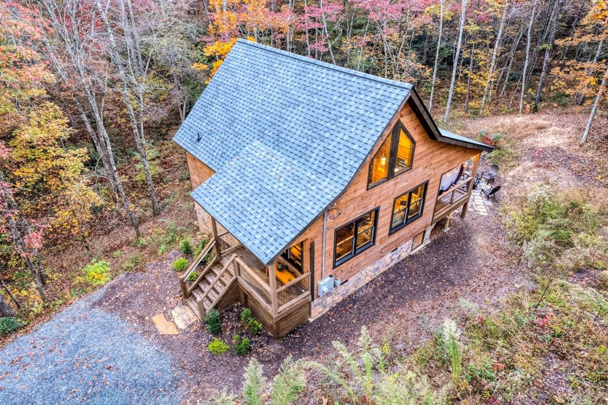 Serene beauty: Our cabin is a picturesque retreat