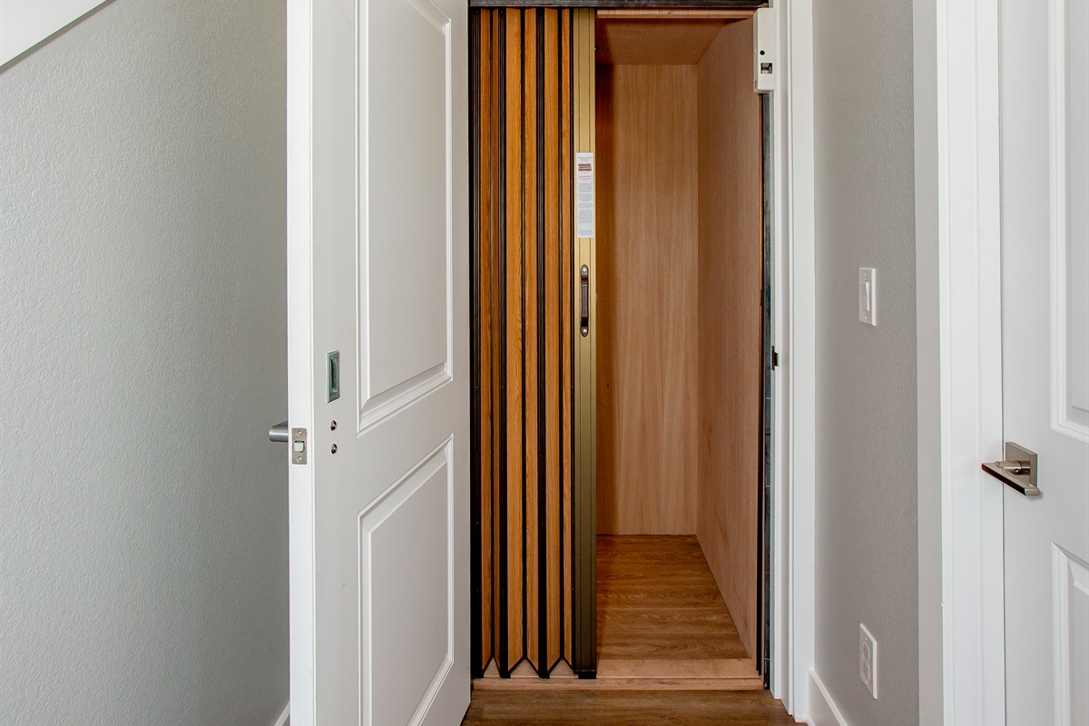 - Home elevator provides added comfort and accessibility for guests - Smooth floor to floor travel supports easy movement with luggage - Convenient feature enhancing your relaxed lake vacation time
