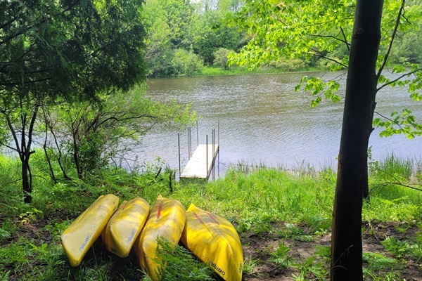 Kayaks available for use