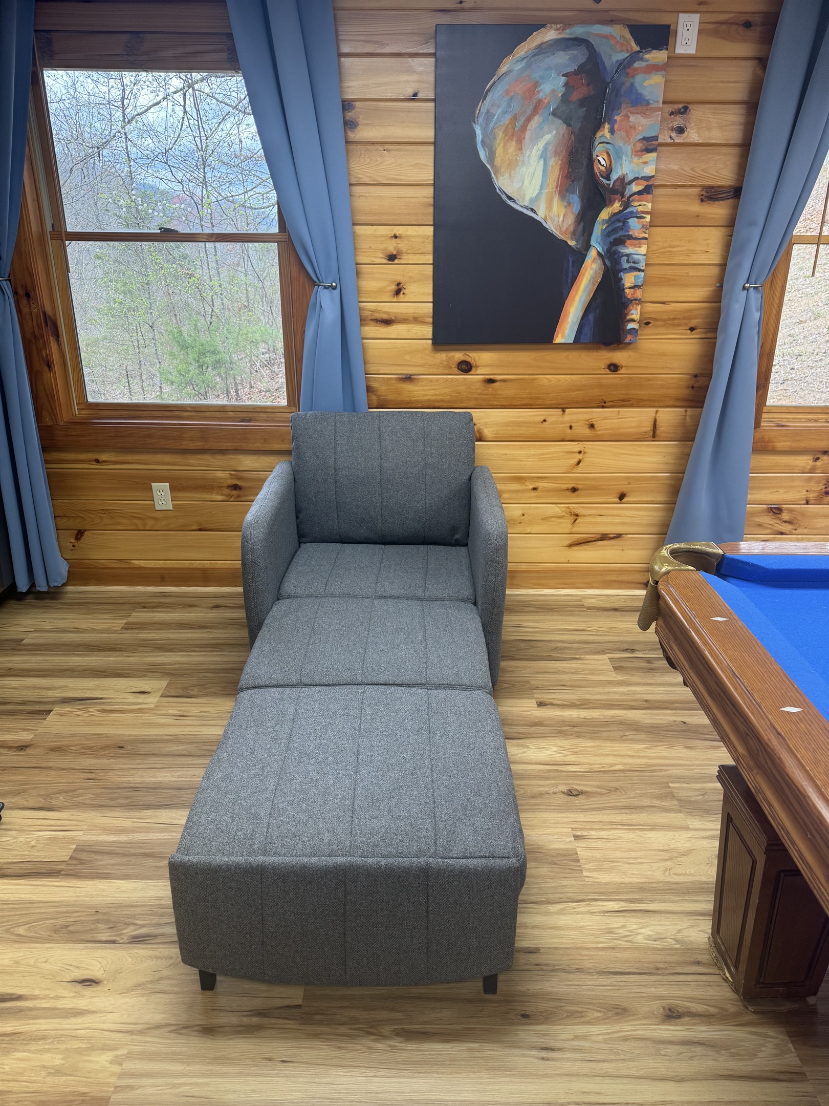 Sleeper Chair, 84" Extra Long Convertible Chair Bed
