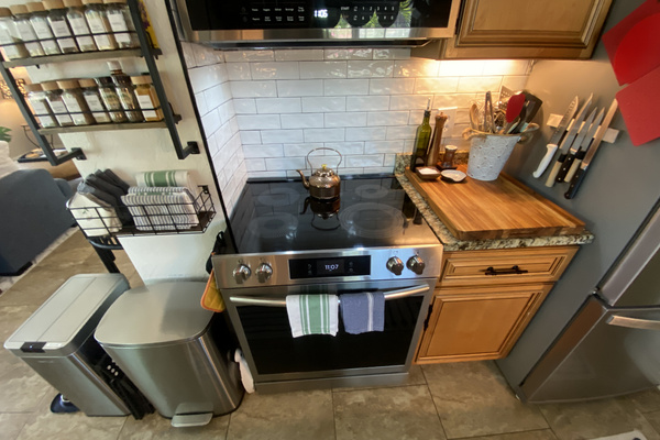 New oven and stove