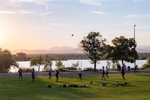Seize the quiet elegance of Sloan's Lake Park
