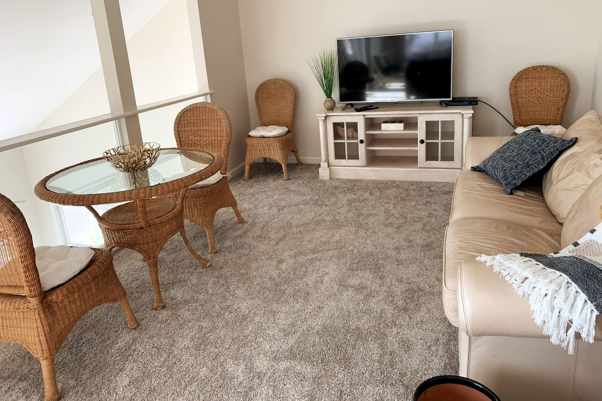 Upstairs TV Area with Smart TV