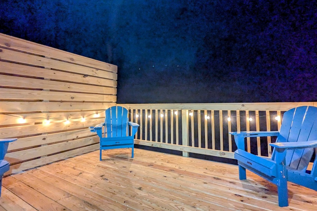 Deck at night