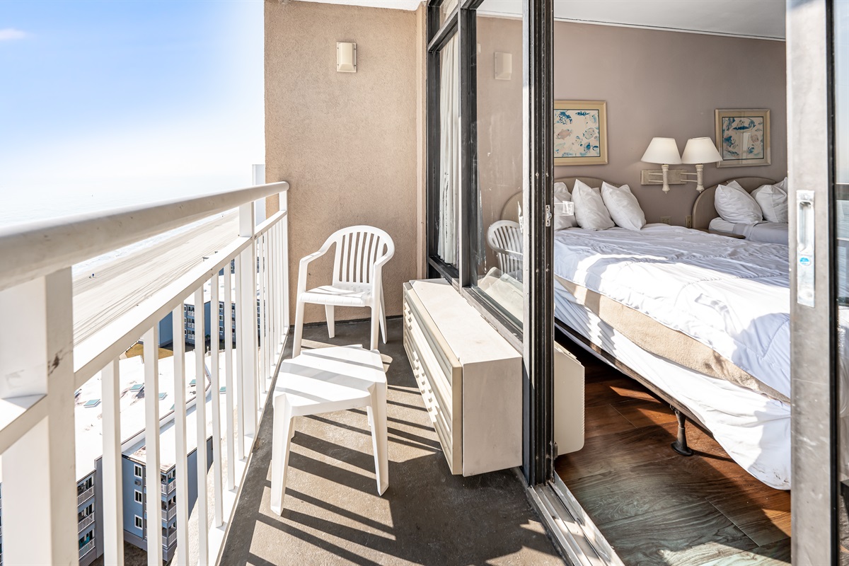 Amazing View from the Balcony!