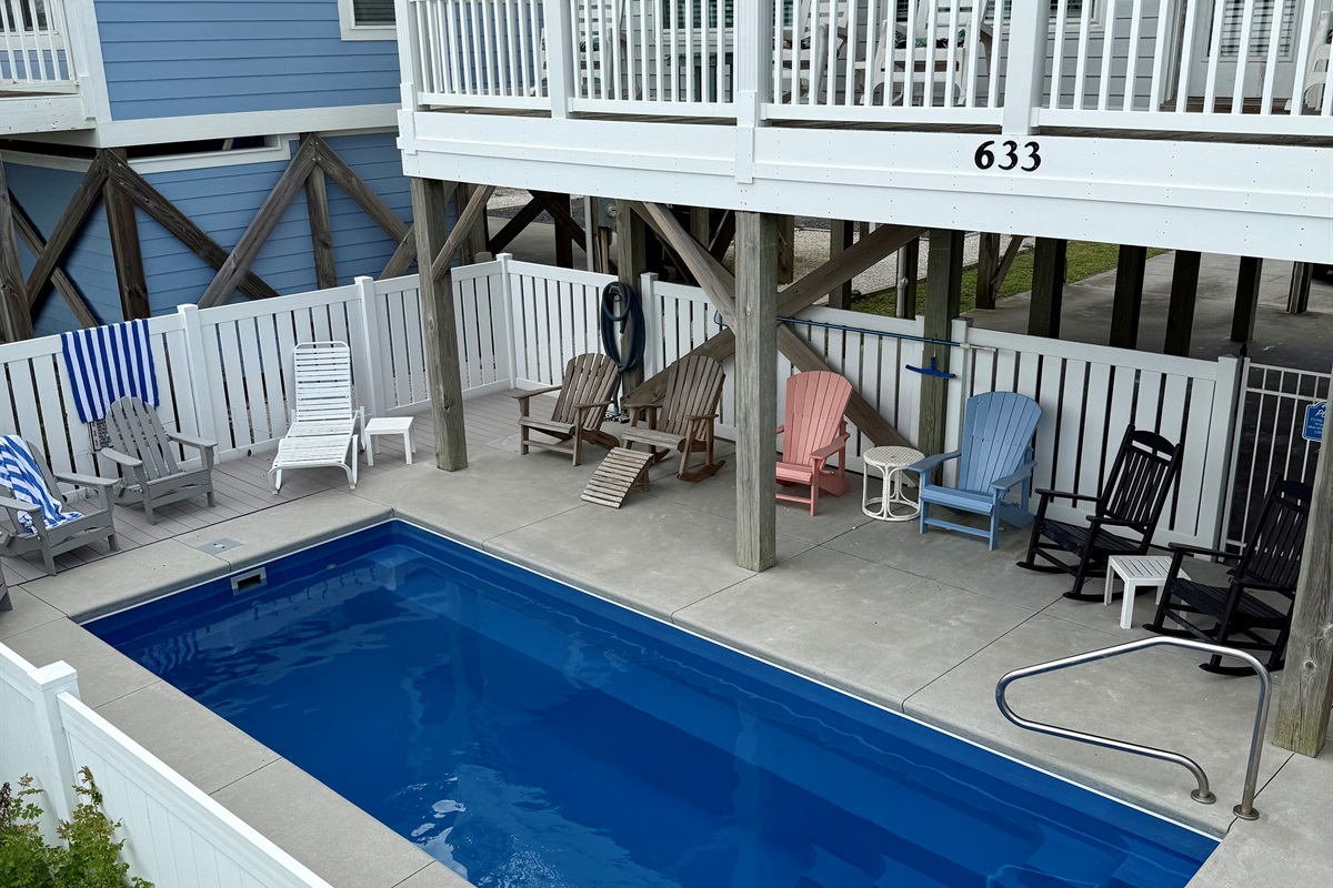 Pool With Shaded Seating