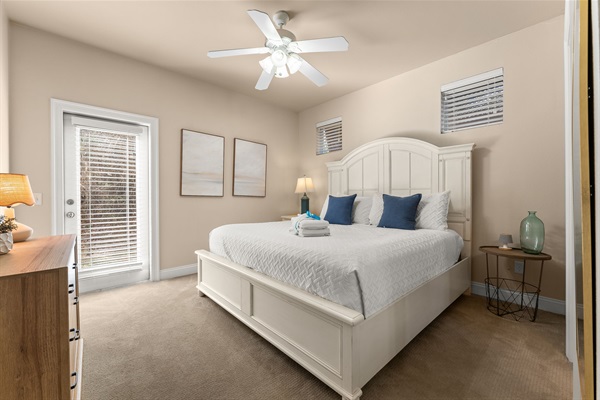 Beautiful Guest Bedroom with King Bedroom