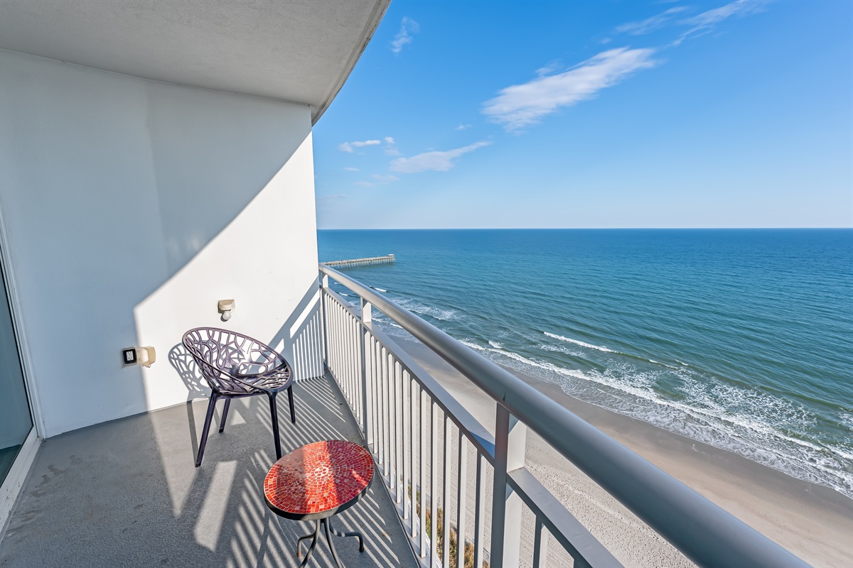 Breathtaking Views from Balcony!