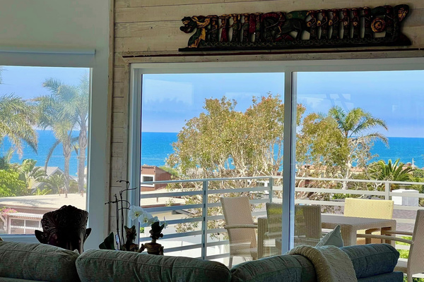 Living deck view