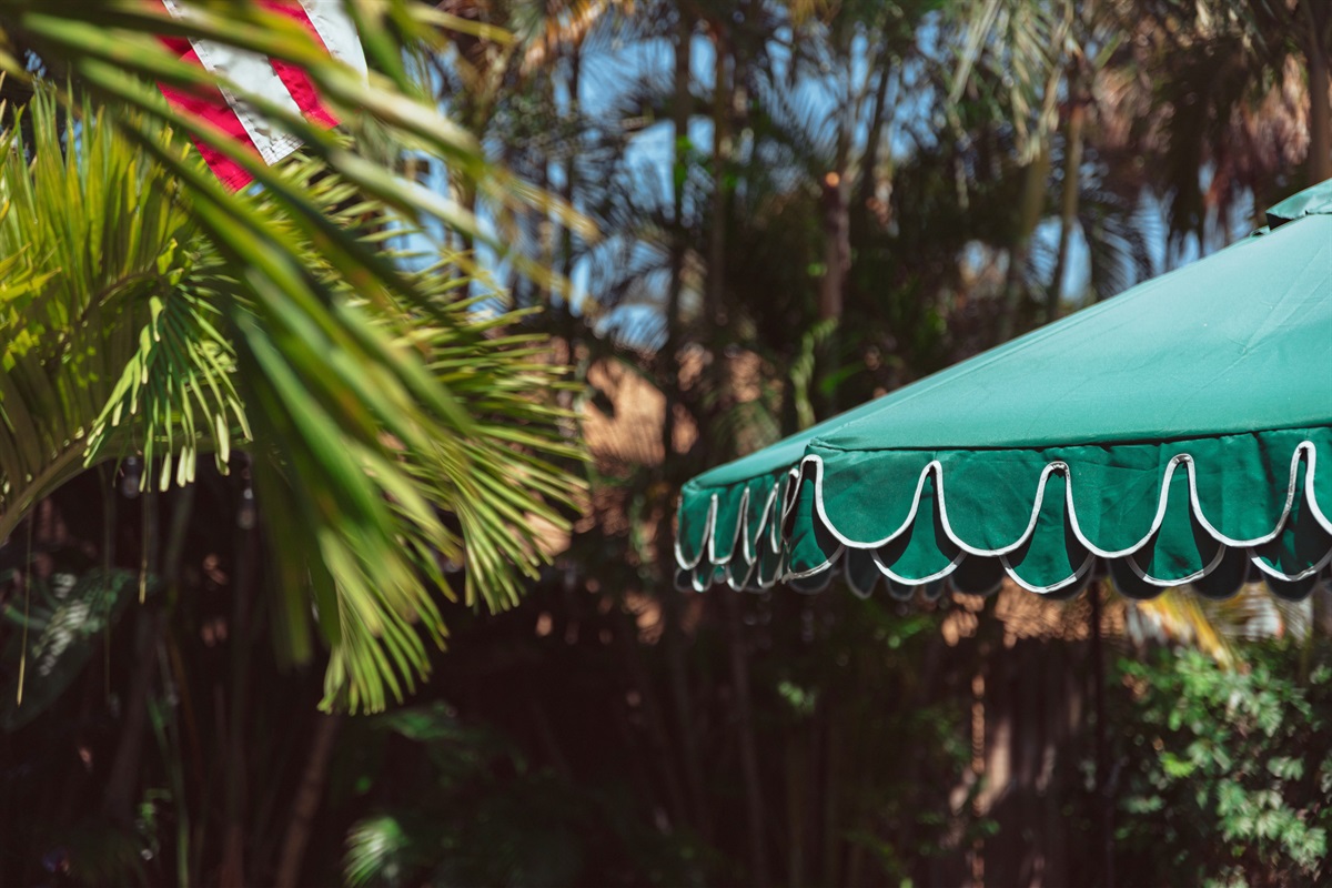 Our idyllic, sun-splashed pool (shared) is right out of a summer dream.