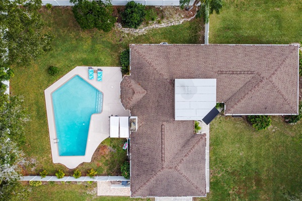 Sandhill House has a large outdoor heated pool to enjoy the Florida weather in every season!