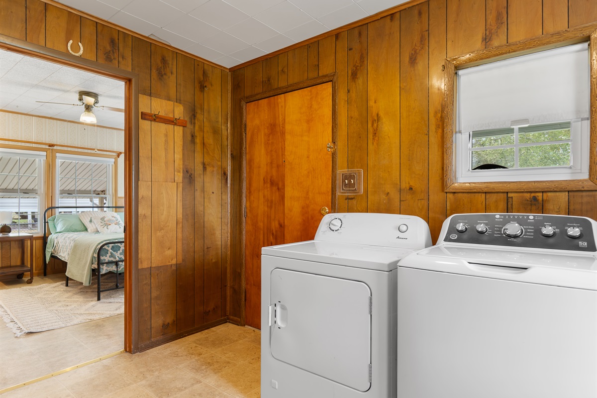 laundry area