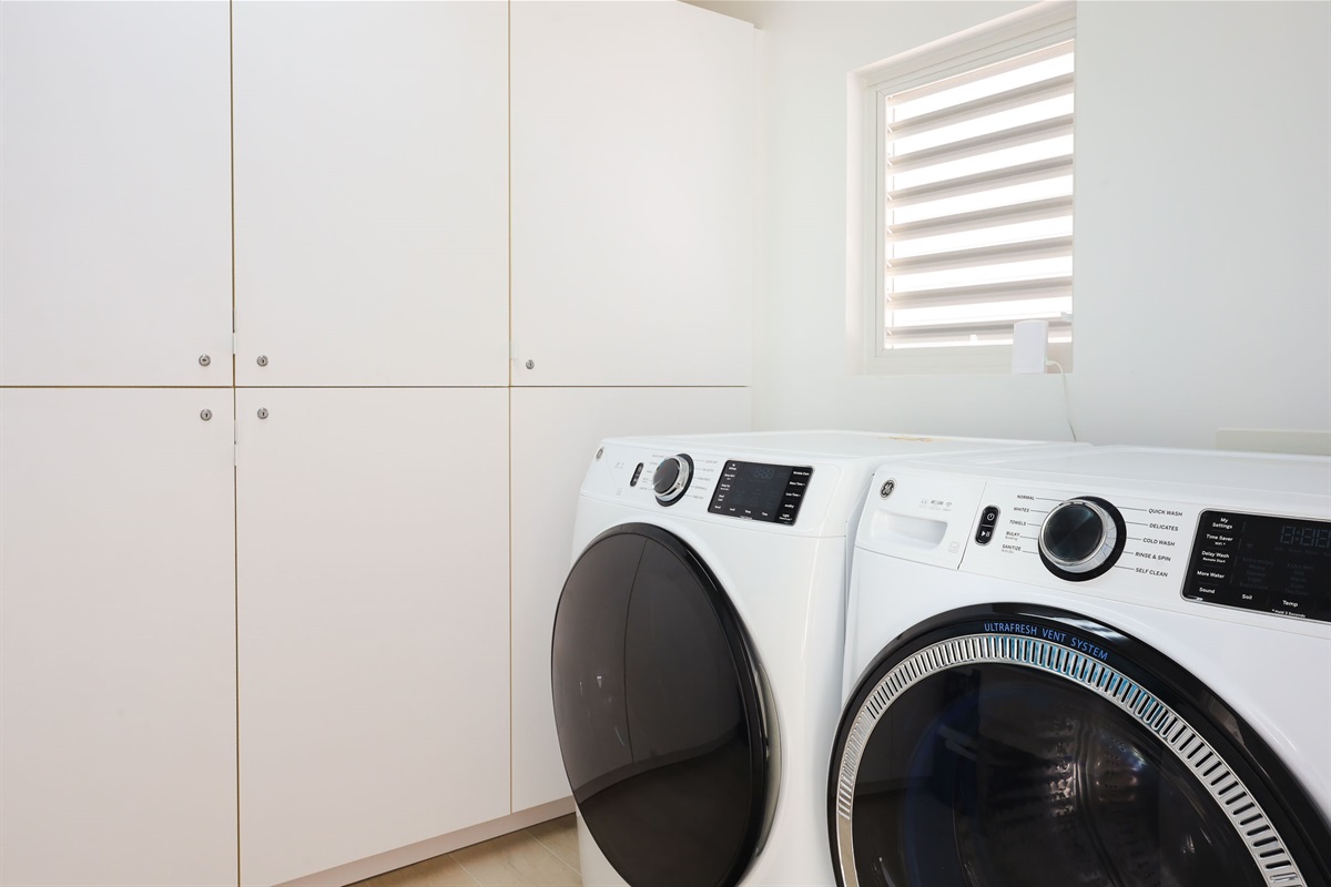 Washer and dryer