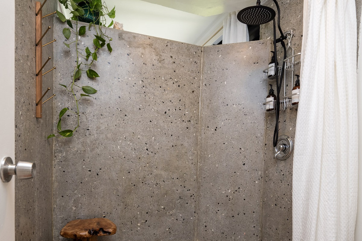 Feel rejuvenated in this earthy, zen-inspired bathroom retreat.