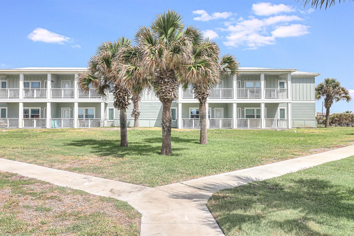 Path to Pool from Bldg. D