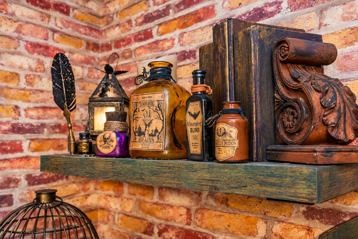 Every bottle is packed with authentic wizarding detail. What will you brew first?