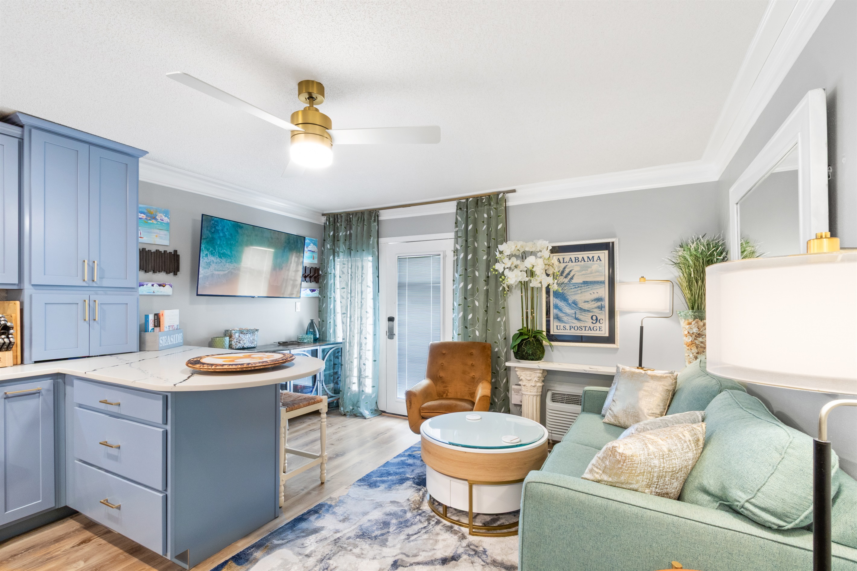 Gorgeous, boutique-inspired furniture and finishes