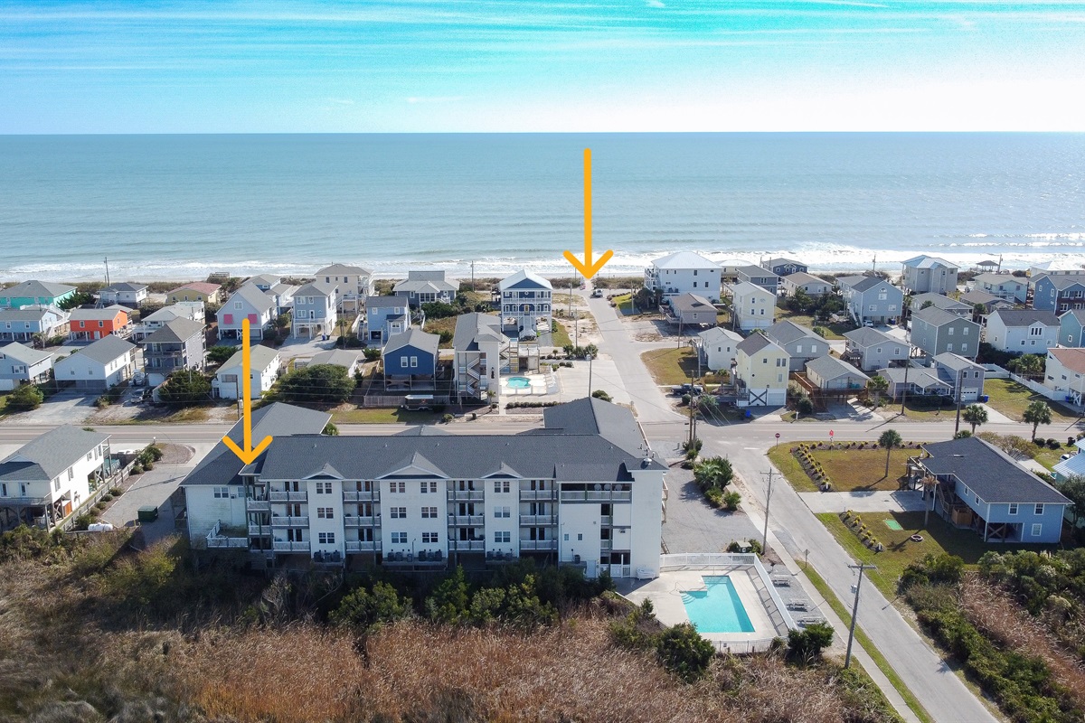 Our location and beach access