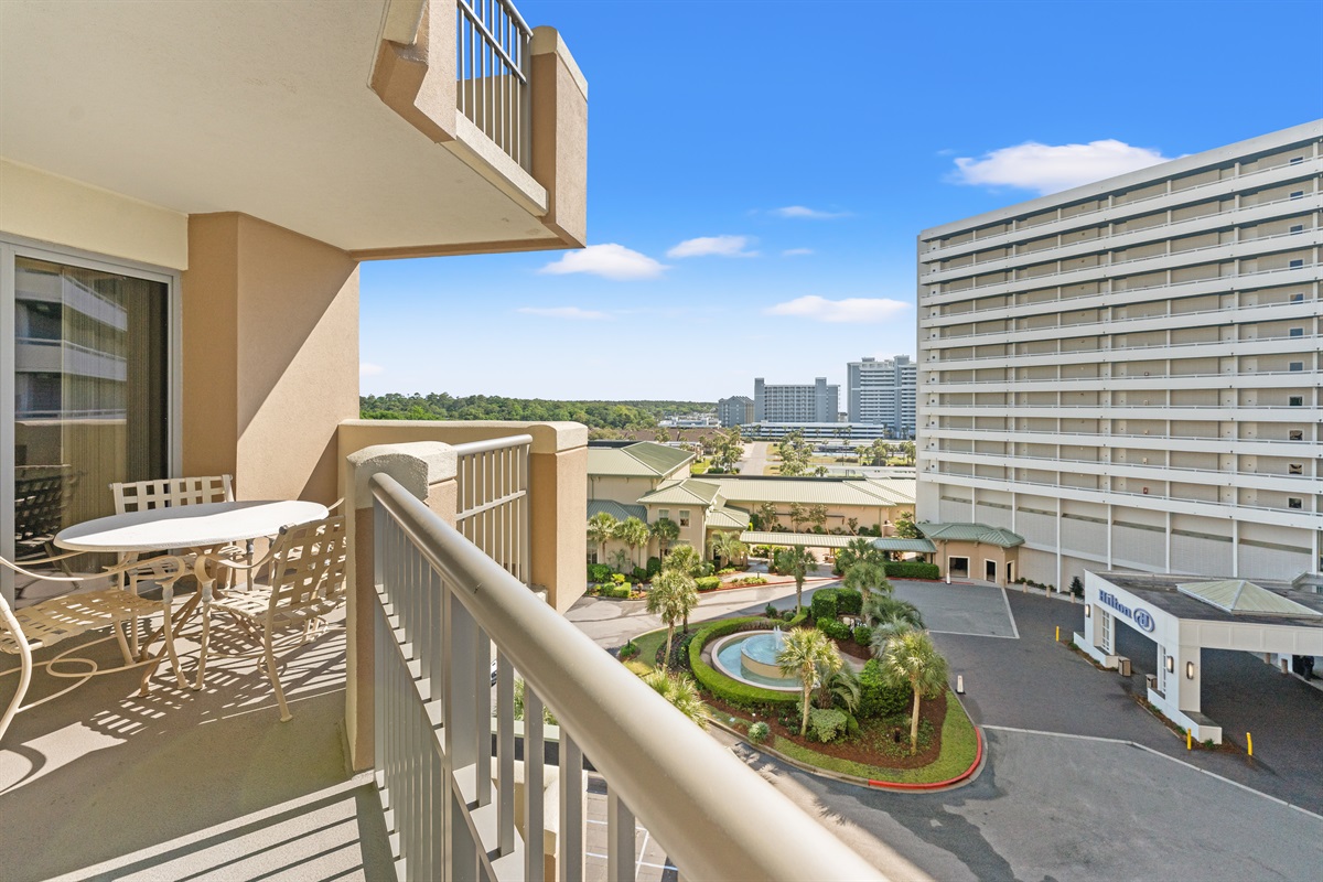 Large Balcony with plenty of seating
