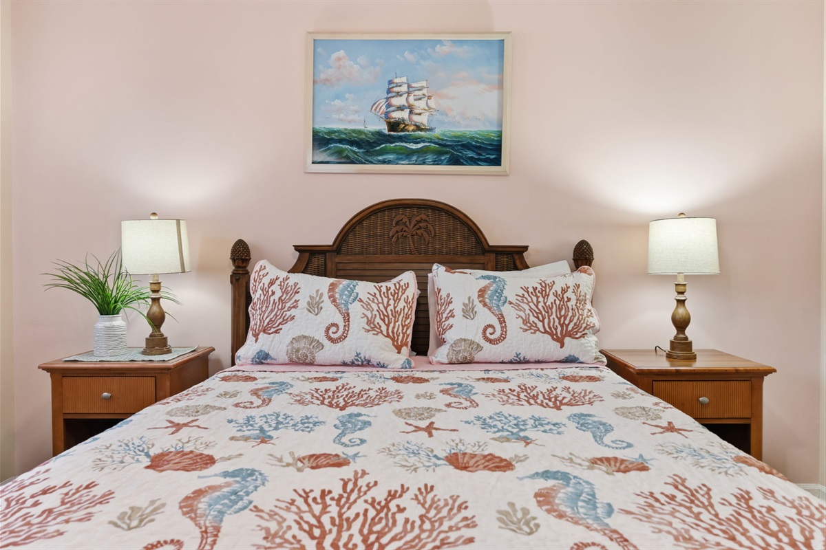 Primary Bedroom with King Bed and Ensuite Bathroom