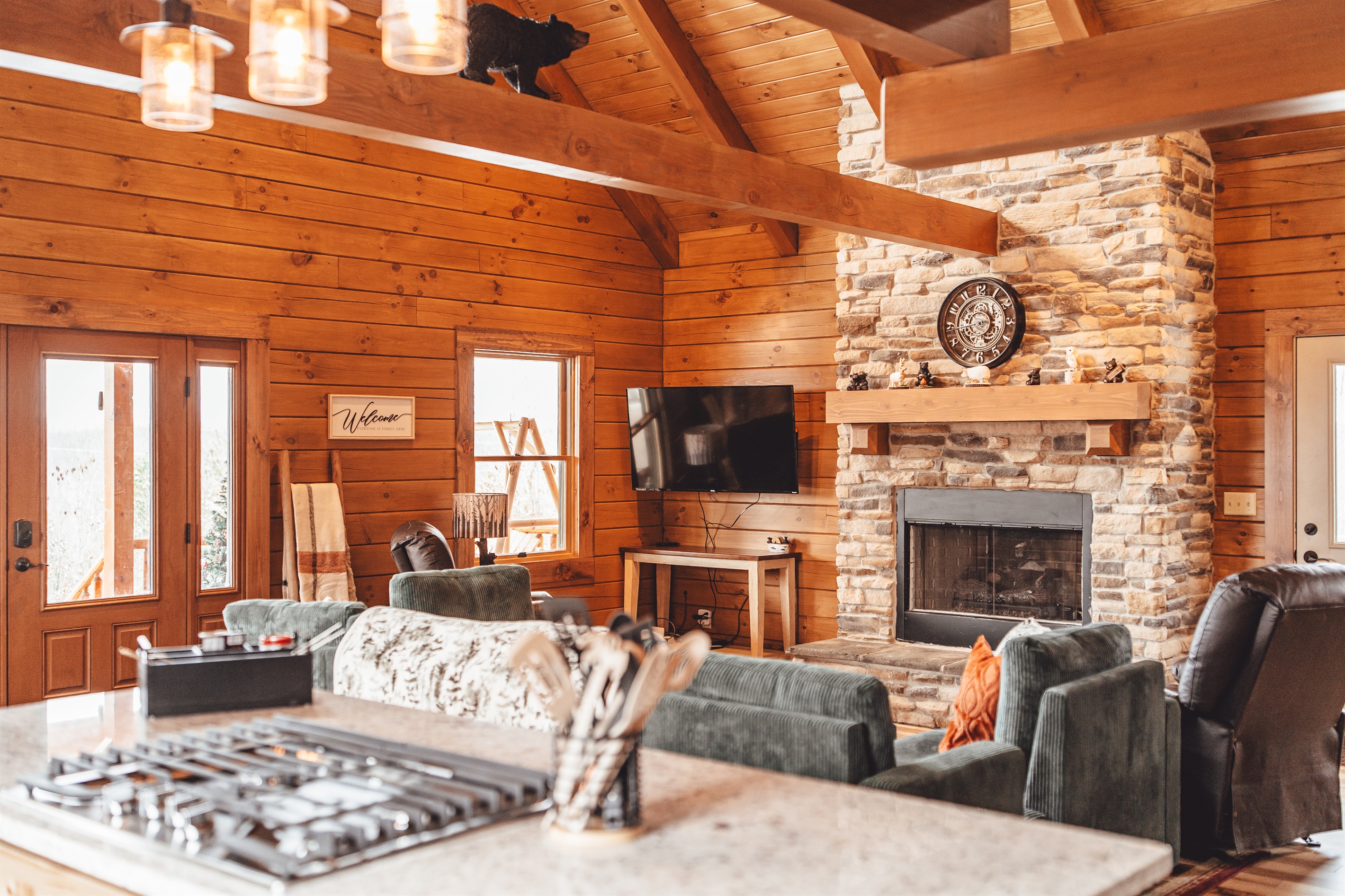 Snuggle Up Next to the Crackling Fire!