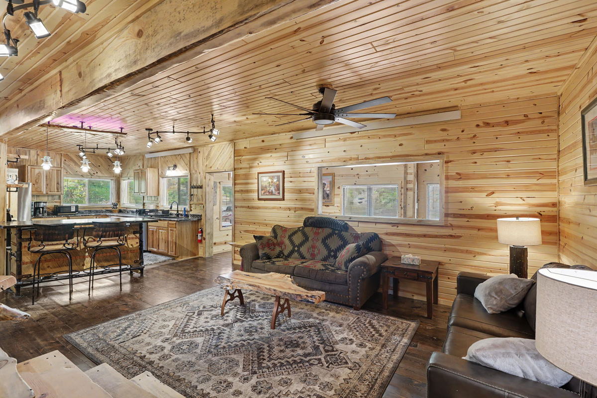 Living Room with Rustic Appeal