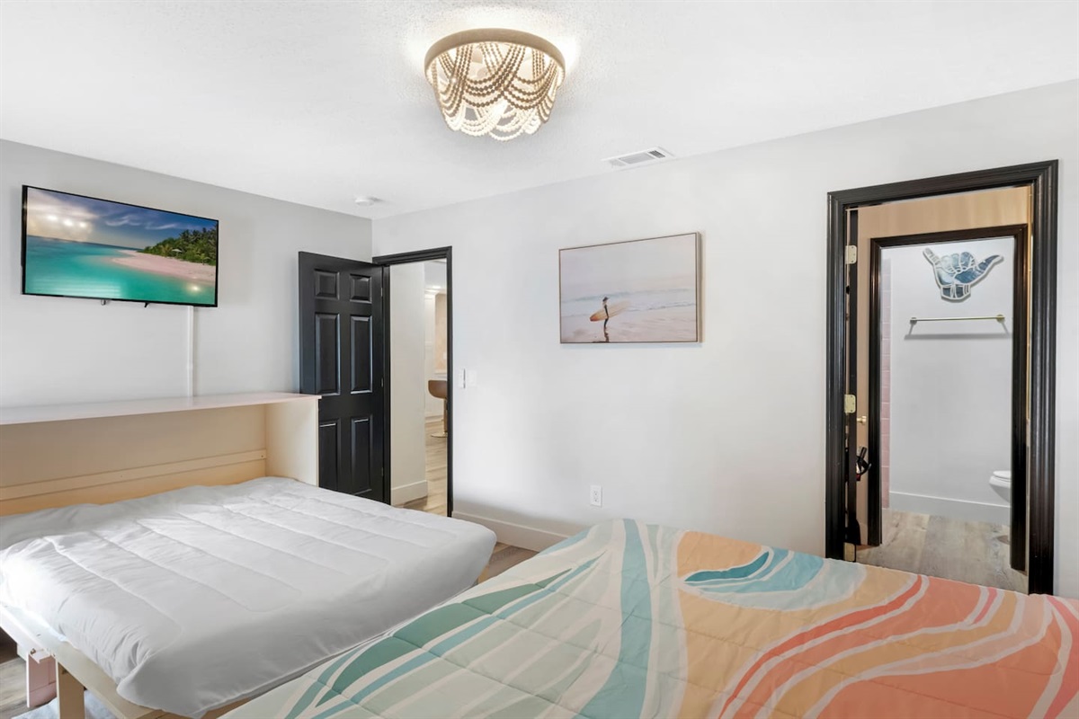 King Suite 3, showing Murphy Bed Open