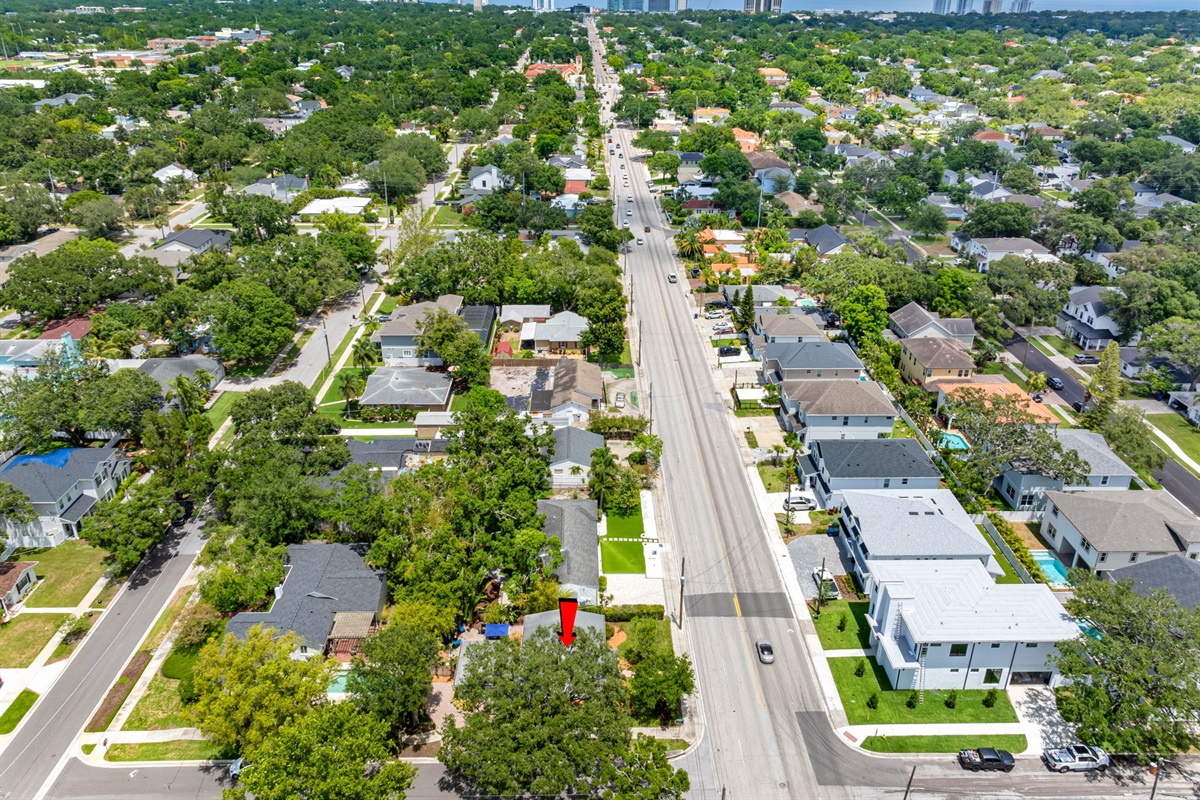 Aerial View of the Neighborhood